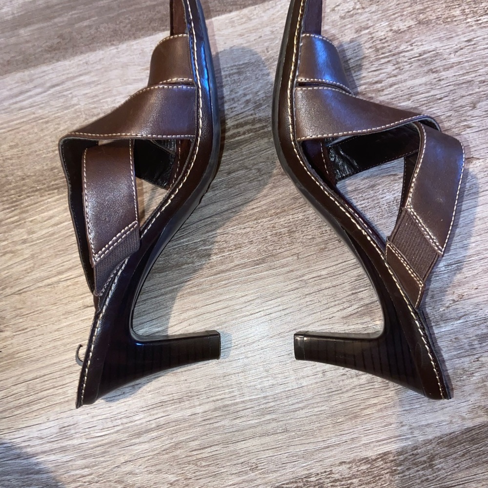 Aerosoles 6.5 Charlott Mule Sandals brown - Picture 2 of 8
